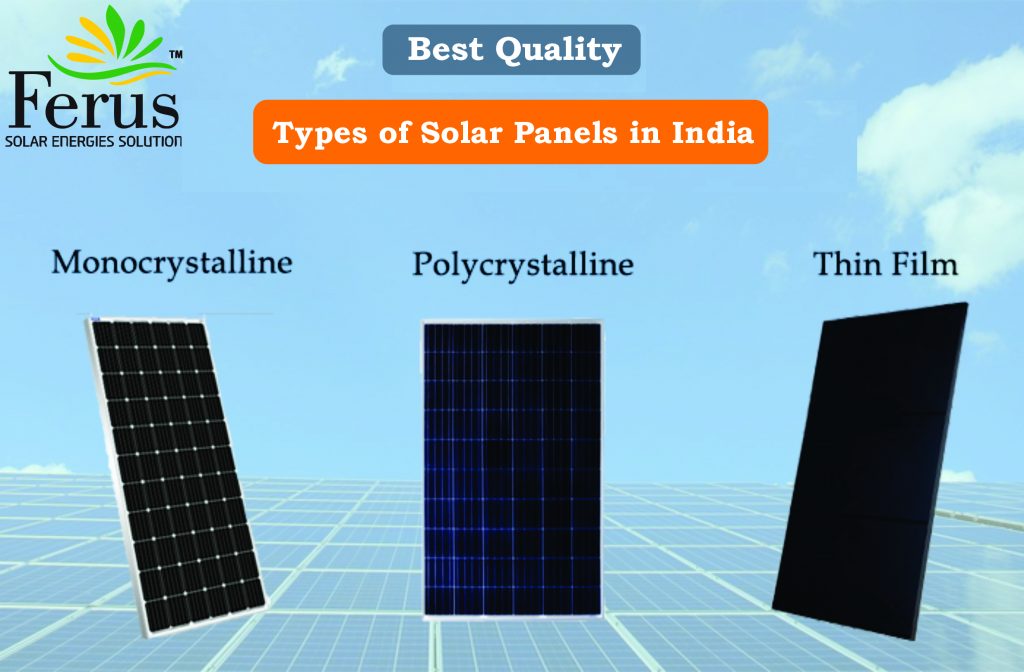 Type of Solar Panels In India